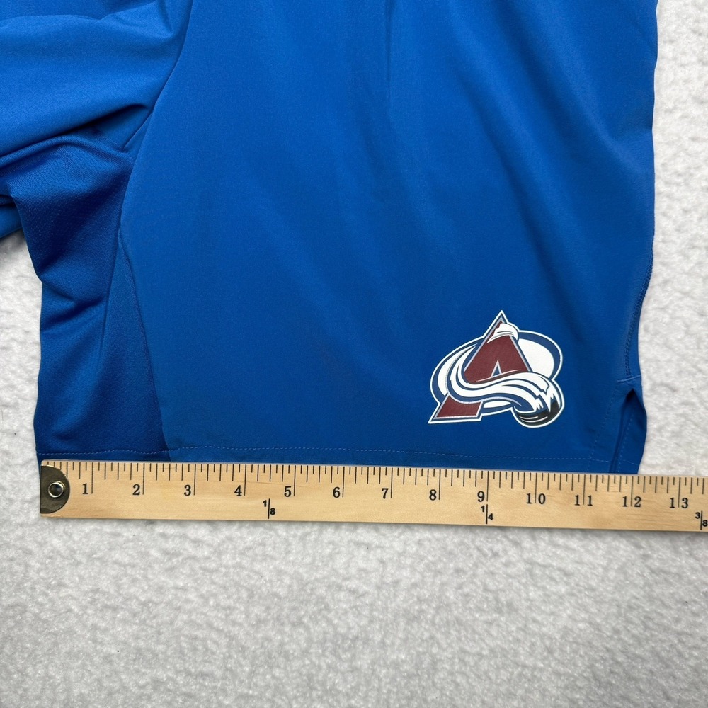 Colorado Avalanche Authentic Pro Tech Shorts by Fanatics Blue Men's Size Small - Picture 8 of 10